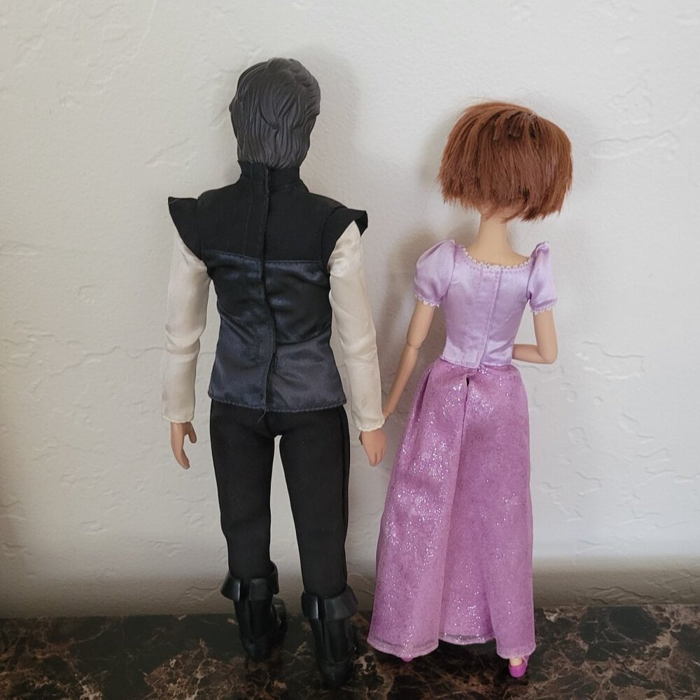 🚨LAST CHANCE RARE Rapunzel & Flynn Rider Disney Tangled Doll Set - Picture 2 of 6